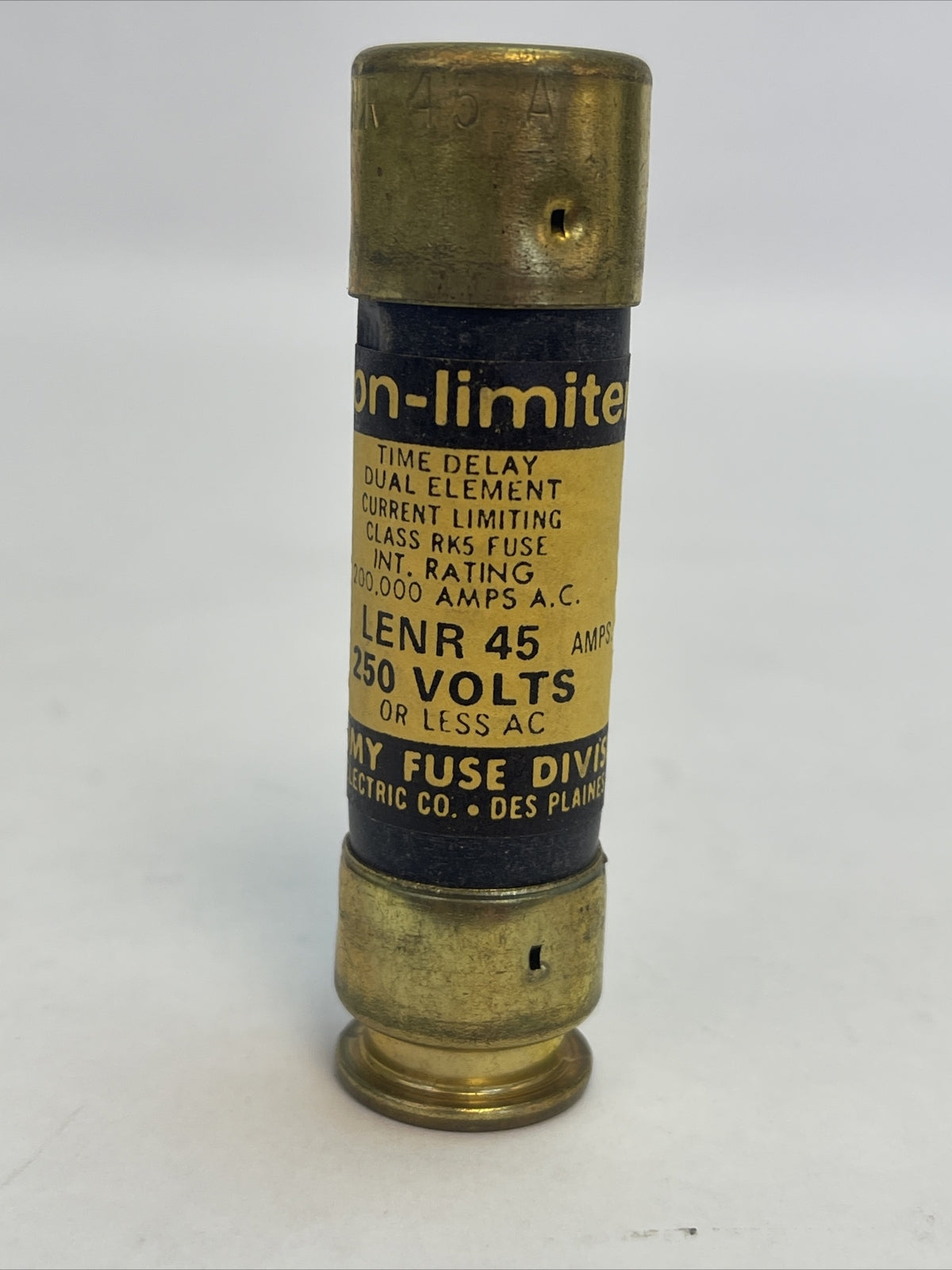 ECONOMY LENR 45 ECON-LIMITER TIME DELAY CLASS RK5 FUSE 45A 250VAC (BOX OF 10)