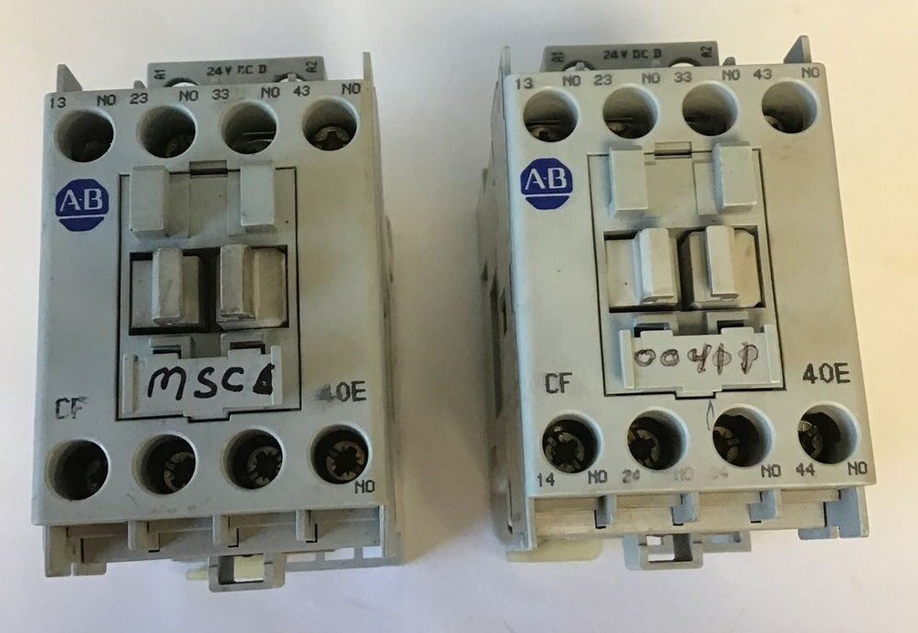 ALLEN BRADLEY 700-CF400D* CONTRACTOR SER. A 600VAC 25A 3PHASE***LOTOF2***