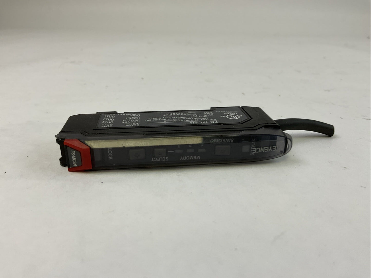 KEYENCE FS-MC8N LASER SENSOR 10-30VDC
