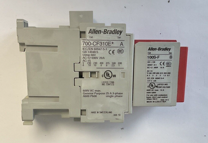 ALLEN BRADLEY 700S-CF440EJBC CONTROL RELAY SER.A