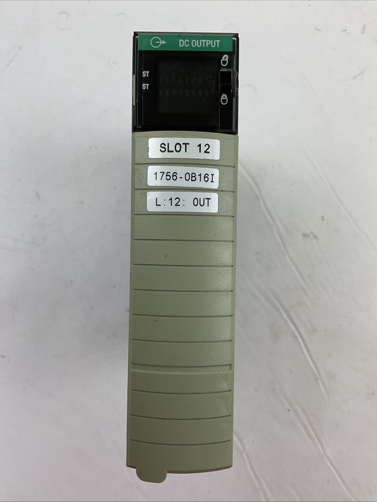 ALLEN BRADLEY 1756-OB16I SER A F/W REV 3.2 16PT ISOL OUTPUT