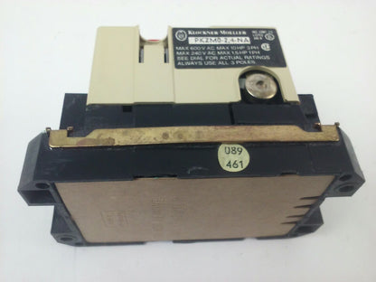 KLOCKNER MOELLER PKZM0-2,4-NA  MOTOR STARTER 15A 3P 600V 10HP, PKZM0-0,24-NA