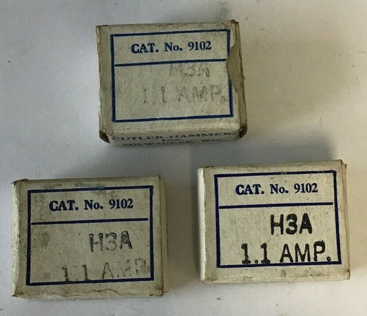 CUTLER HAMMER 9102 H3A 1.1AMP HEATER****LOTOF3****