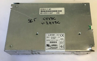LAMBDA LS100-3.3 POWER SUPPLY 100-240VAC 2.2A 50/60HZ