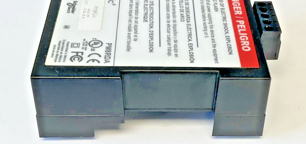 SCHNEIDER ELECTRIC PM8RDA REMOTE DISPLAY ADAPTER H/W:A4 F/W:2.4 POWER LOGIC