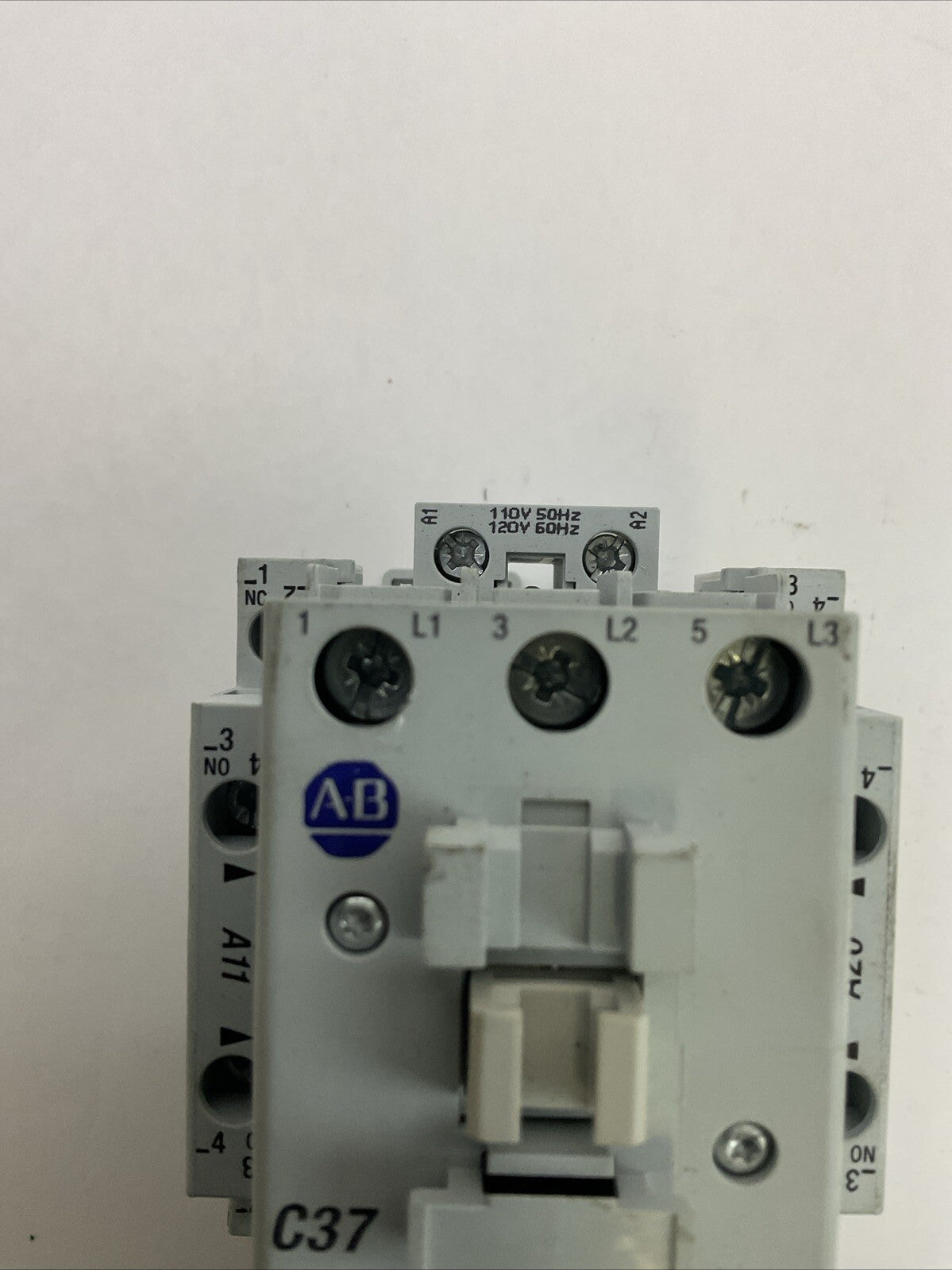 ALLEN BRADLEY STARTER 100-C37*00 SER C CONTACTOR COIL 120V + 193-EEFD SER B