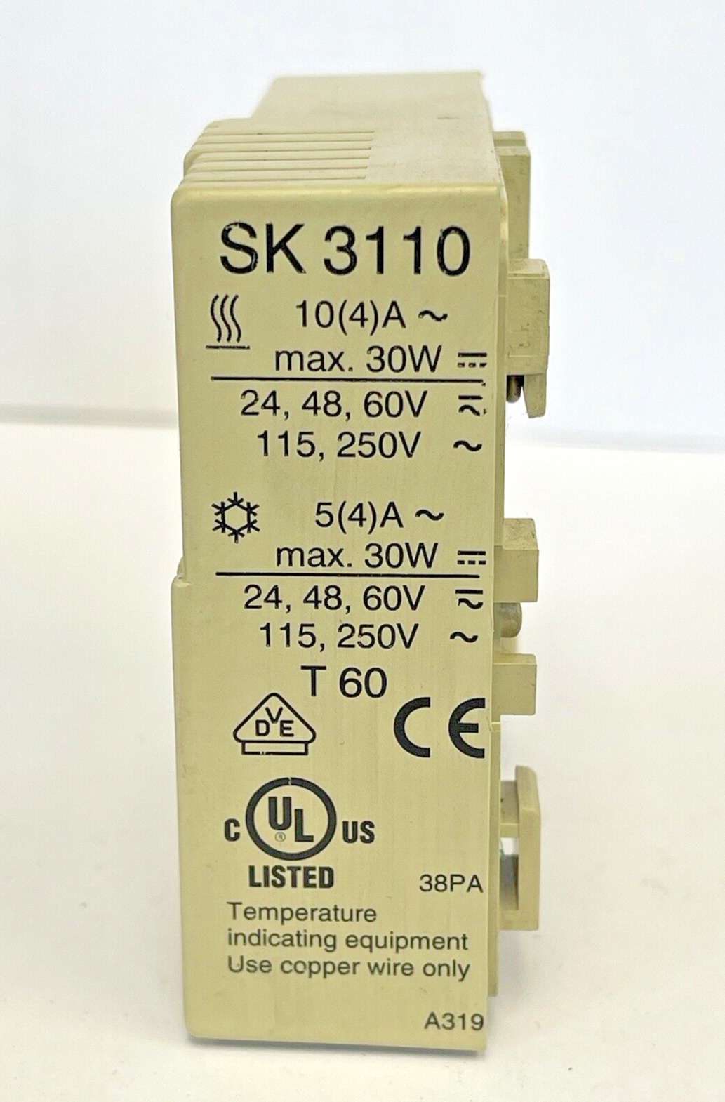 RITTAL - SK3110 -THERMOSTAT TEMPERATURE CONTROLLER - 24,48,60V / 115,250V 30W