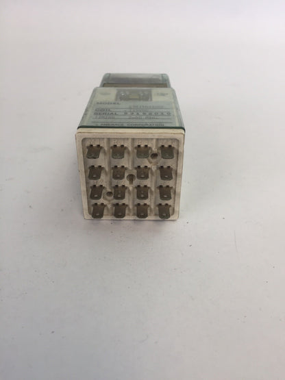 AGASTAT ETR14D3I002 RELAY COIL 125VDC TIMING 2-60 MIN.