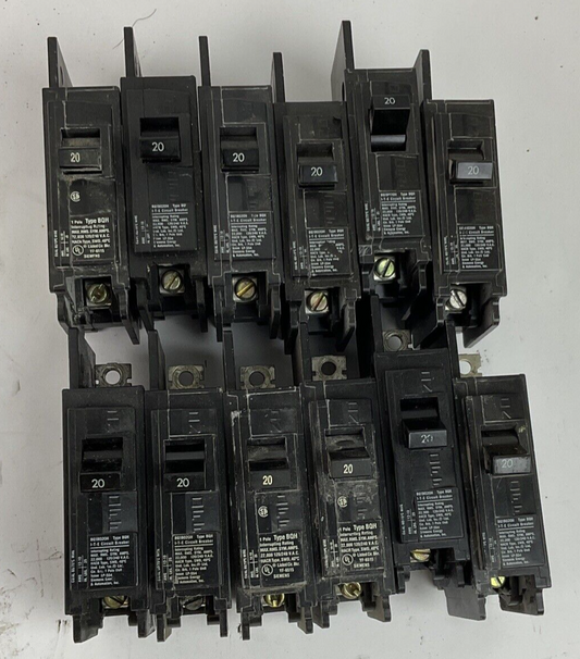 ITE BQ1B020H CIRCUIT  20AMP 120/240VAC  TYPE BQH*****LOTOF12****
