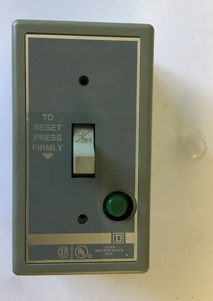 SQUARE D 2510 FG1PG SER. A FHP MANUAL STARTER NEMA TYPE ENCLOSURE