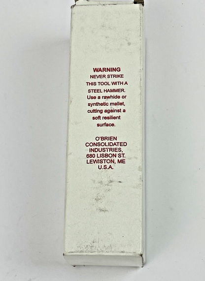 O'BRIEN CONSOLIDATED INDUSTRIES - 15/16 ARCH PUNCH - LEATHER / GASKET PUNCH
