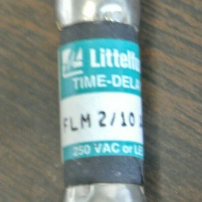 LOT of 5 / LITTELFUSE FLM2/10 MIDGET FUSE 2/10A / 250V / NEW SURPLUS / FLM-2/10