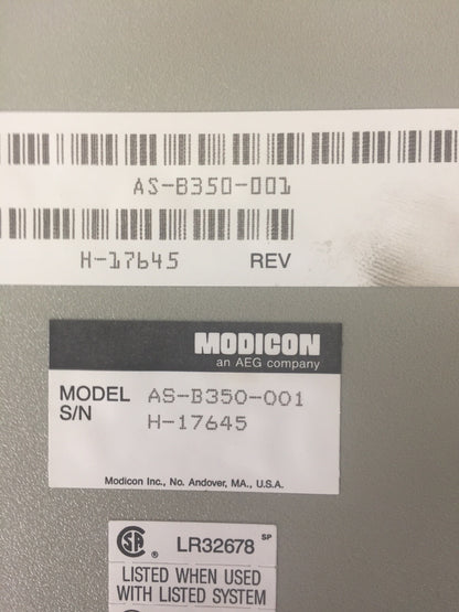 AEG MODICON AS-B350-001 OUTPUT MODULE 115VAC