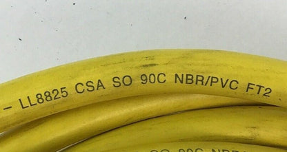 WOODHEAD/BRAD HARIISON 41343S SAFETY YELLOW 16/5 SOO 90C  CORD ***LOT OF 2***