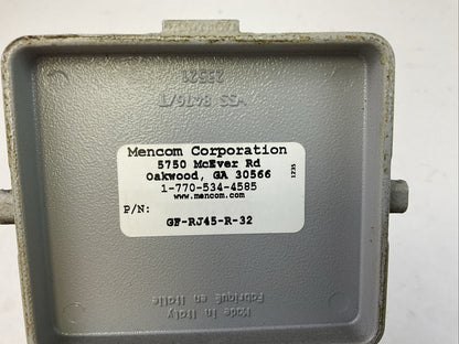 MENCOM GF-RJ45-R-32 PROGRAMMING DEVICE INTERFACE CONNECTOR 115VAC