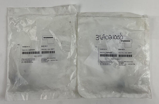 TURCK HAS8141-0 CIRCULAR CONNECTOR BS8146-0***LOTOF2***