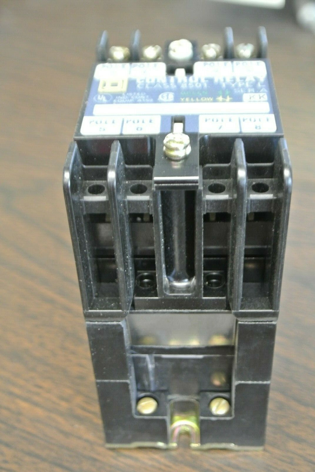 SQUARE D 8501 LO-20 / AC MAGNETIC RELAY / 110-120V/ 2 N.O. / 0 N.C. NEW SURPLUS