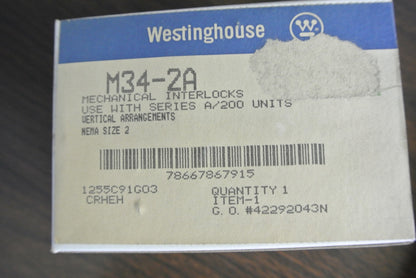 WESTINGHOUSE M34-2A - MECHANICAL INTERLOCK for Series A/200 UNITS - NEW SURPLUS