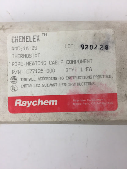 CHEMELEX AMC-1A-BS THERMOSTAT PIPE HEATING CABLE COMPONENT 22A @ 125,250,480VAC