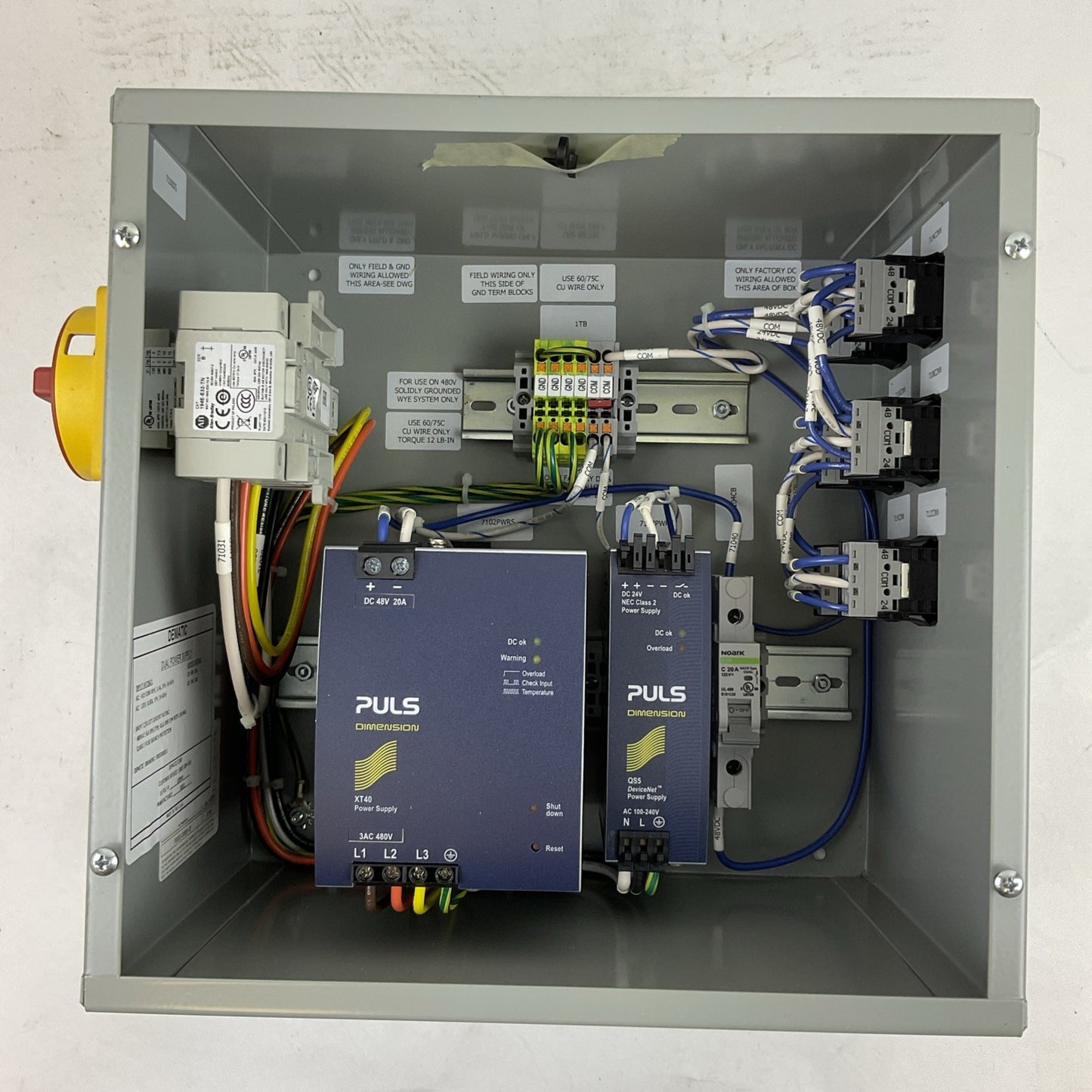 DEMATIC F005300051AG DUAL POWER SUPPLY