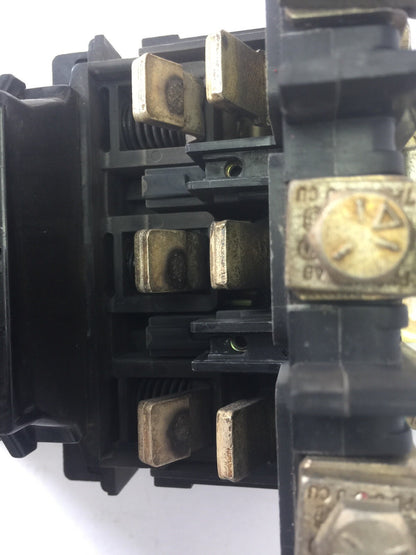 ALLEN BRADLEY 500L-D0D93 100 AMP CONTINUOUS RATING AC CONTACTOR 600VAC SERIES A