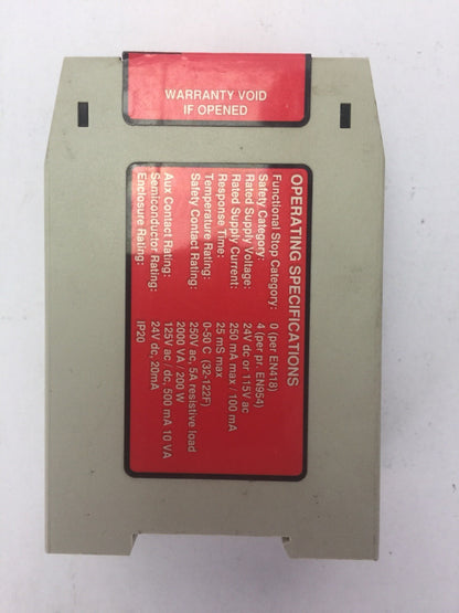 BANNER ES-GA-5A MACHINE SAFETY RELAY 24VDC OR 115VAC 250mA / 100mA