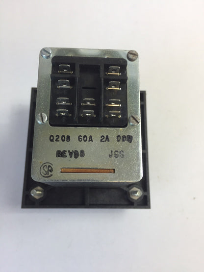 GENERAL TIME Q20B 60A 2A 000 SOLID STATE DIGITAL 60SEC 117VAC RELAY OUTPUT 120V