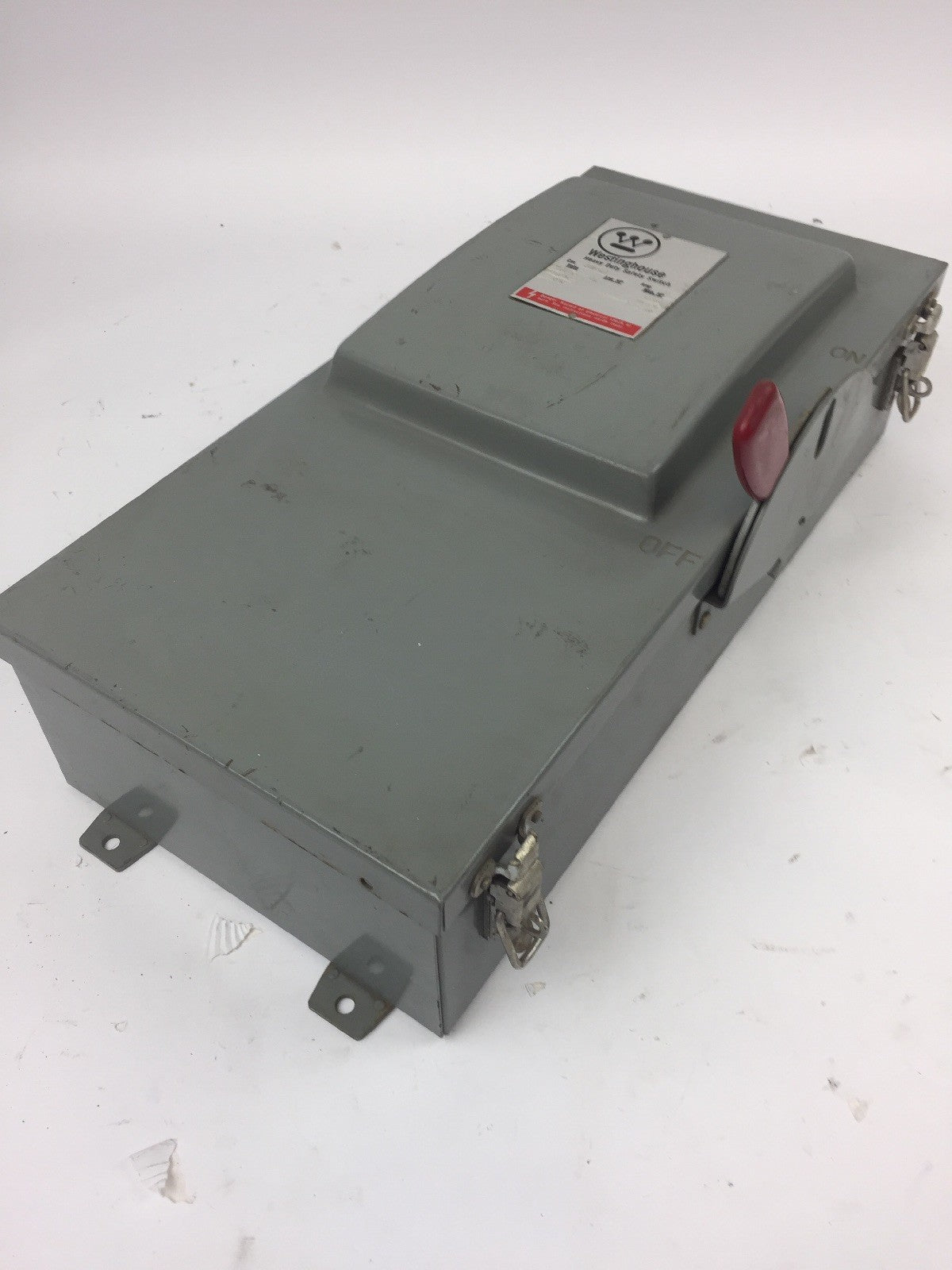 WESTINGHOUSE JHU361 HEAVY DUTY SAFETY SWITCH 600 VAC 480 VAC 240 VAC 30 AMP
