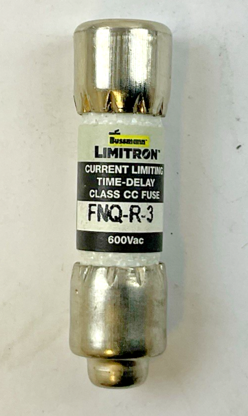 EATON BUSSMANN LIMITRON FNQ-R-3 TIME-DELAY FUSE 3A 600V LOT OF 10