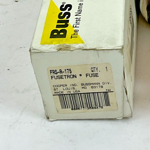 BUSS FRS-R-175 TIME DELAY FUSE 175A 600V 300VDC 20KA RK5