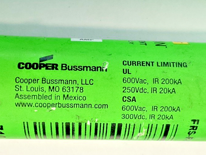 BUSSMANN FRS-R-50 FUSETRON FUSE CLASS RK5 600VAC 250VDC ***LOTOF6***
