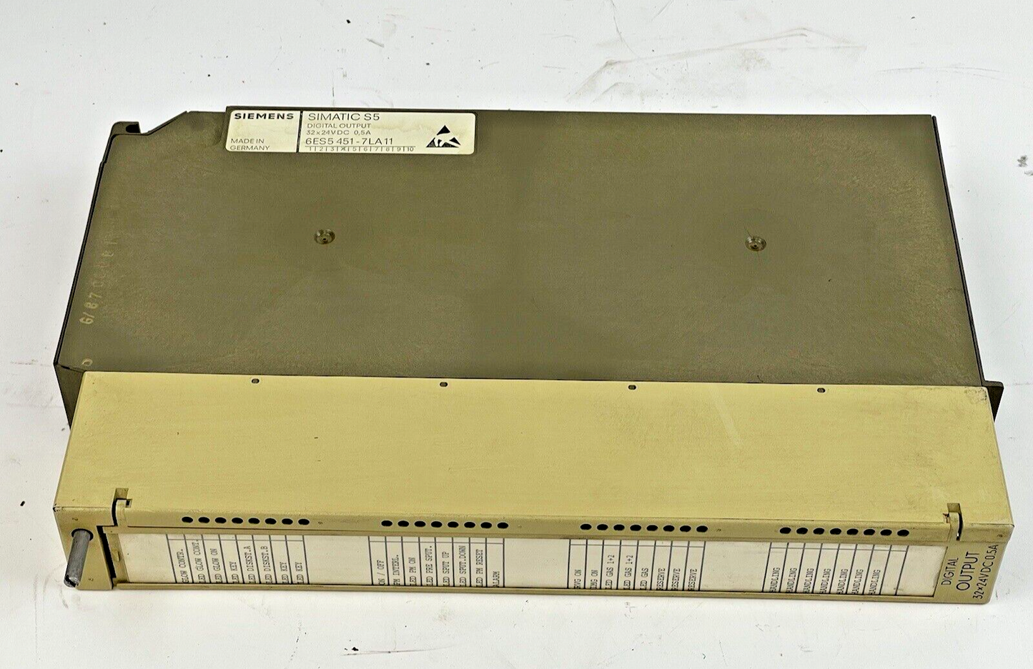 SIEMENS - 6ES5 943-7UA11 - CENTRAL PROCESSING UNIT W/ DESC DOOR - SIMSATIC S5