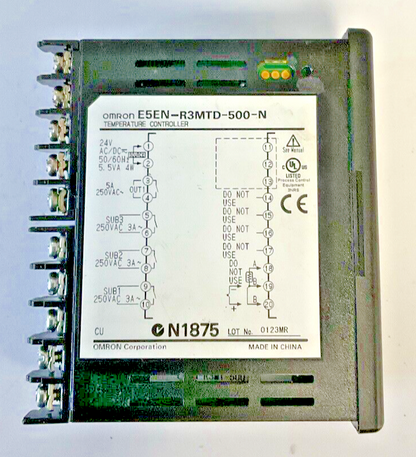 OMRON E5EN-R3MTD-500-N TEMPERATURE CONTROLLER