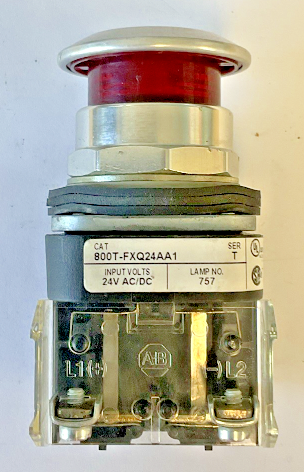 ALLEN BRADLEY 800T-FXQ24AA1 PUSH BUTTON SER.T 24VAC/DC