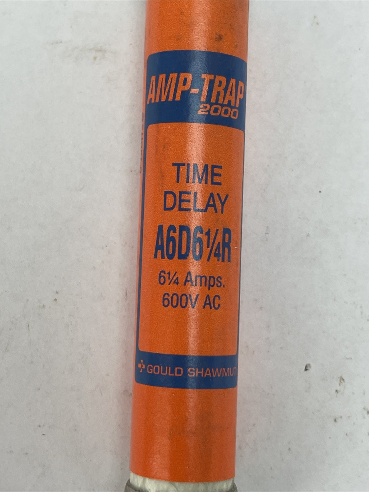GOULD SHAWMUT A6D6-1/4 AMP-TRAP 2000 TIME DELAY FUSE 600VAC 6-1/4AMP (LOT OF 8)