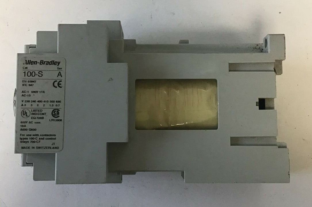 ALLEN BRADLEY 100-C23Z*200/ 100-C23DJ200 CONTACTOR W/ 100-S ***LOTOF2***