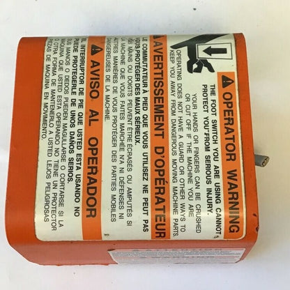 CLIPPER 635-S FOOT SWITCH 15A 250VAC W/ LINEMASTER GUARD 522-B14