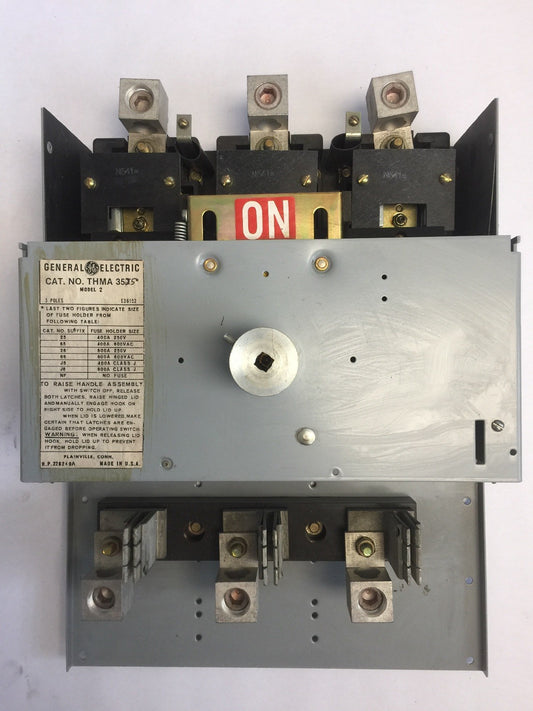 GE THMA35J5 DISCONNECT SWITCH 600A 600VAC 250V 3 POLE MODEL 2