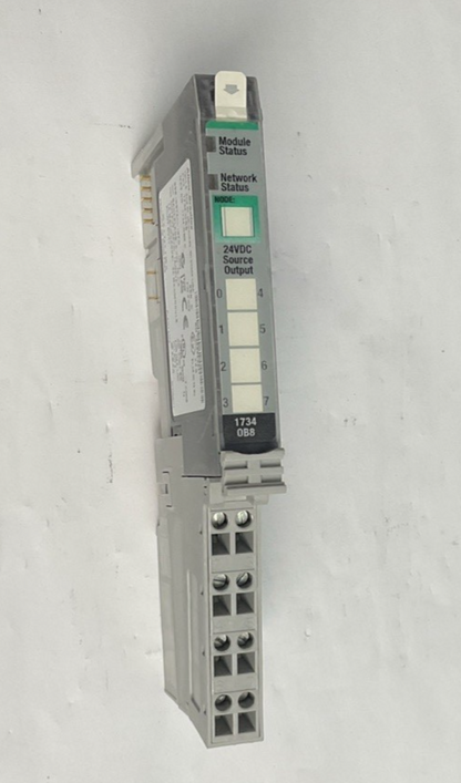 ALLEN BRADLEY 1734-OB8 PLC MODULE SER.C W/1734-MB BASE W/1734-RTB ***LOTOF5***