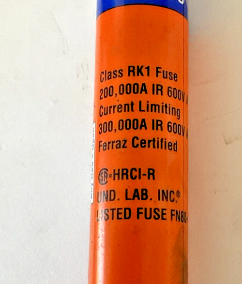 FERRAZ SHAWMUT A6D30R AMP-TRAP 2000 FUSES 30A 600VAC ***LOTOF3***