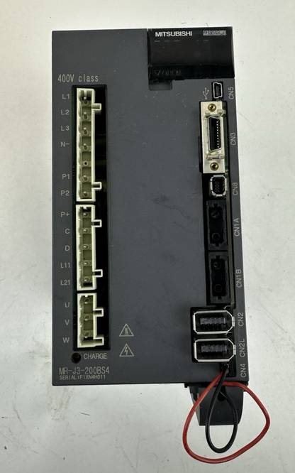 MITSUBISHI MELSERVO-J3 MR-J3-200BS4 AC SERVO DRIVE 3 PHASE 2kW 380-480V 50-60Hz