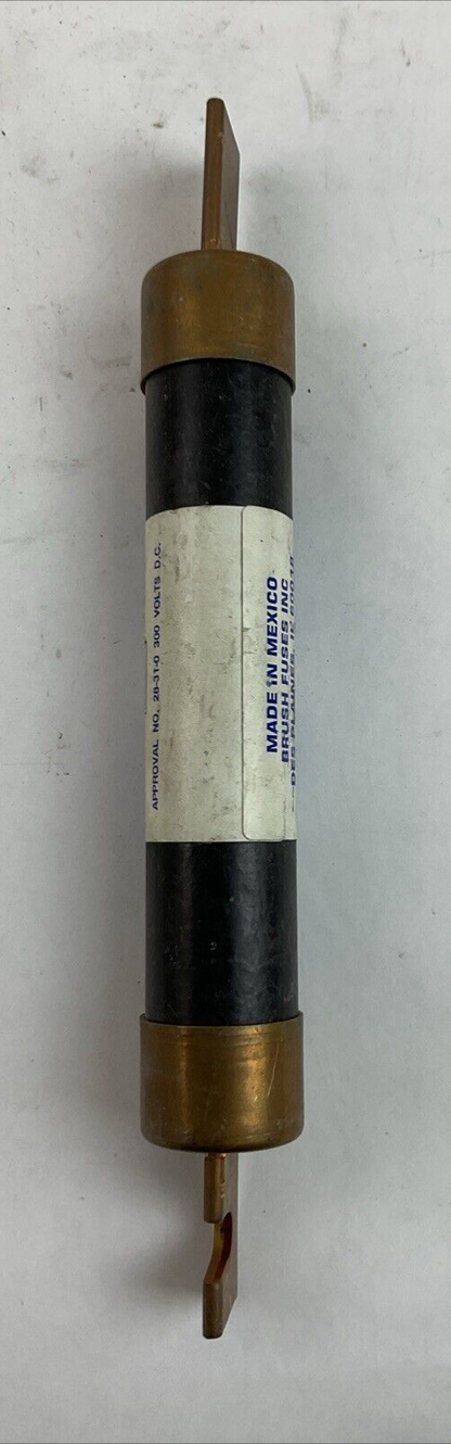 BRUSH ECSR100 DUAL ELEMENT CURRENT LIMITING TIME DELAY FUSE 600VAC 100AMP