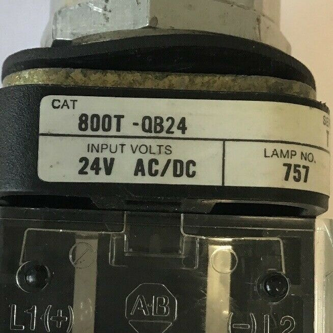 ALLEN BRADLEY 800T-QB24  PUSH BUTTON 24VAC/DC SERIES T