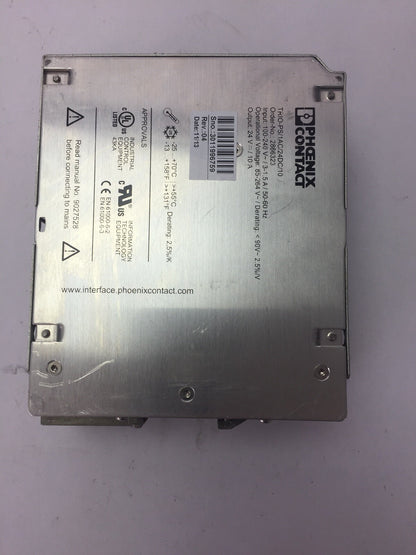 PHOENIX CONTACT TRIO-PS/1AC/24DC/10 POWER SUPPLY OUTPUT 24VDC 10A