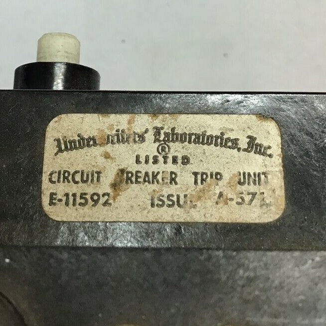 GENERAL ELECTRIC TKMA836T400 TRIP UNIT  3POLE 400A