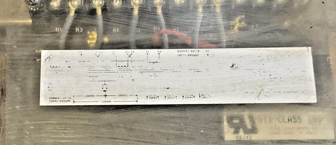 ALLEN BRADLEY 1388-T050DR TRANSFORMER 60HZ 240/480VAC 3PHASE 5KVA