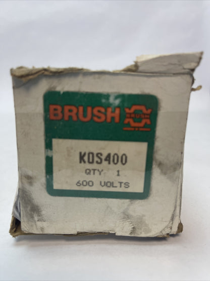 BRUSH KOS400 CLASS K5 ONE TIME FUSE 600VAC 400AMP