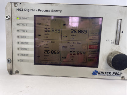 UNITEK MIYACHI MG3M-W1 MG3 DIGITAL PROCESS SENTRY 120VAC UNITEK PECO WORLD LEAD