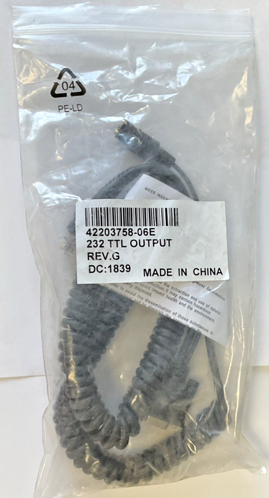 HONEYWELL 42203758-06E TTL OUTPUT CABLE REV.G