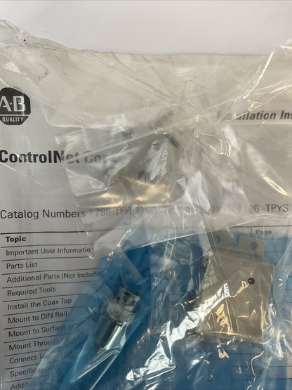 ALLEN BRADLEY 1786TPS CONROLNET COAX TAPS SER C REV H01